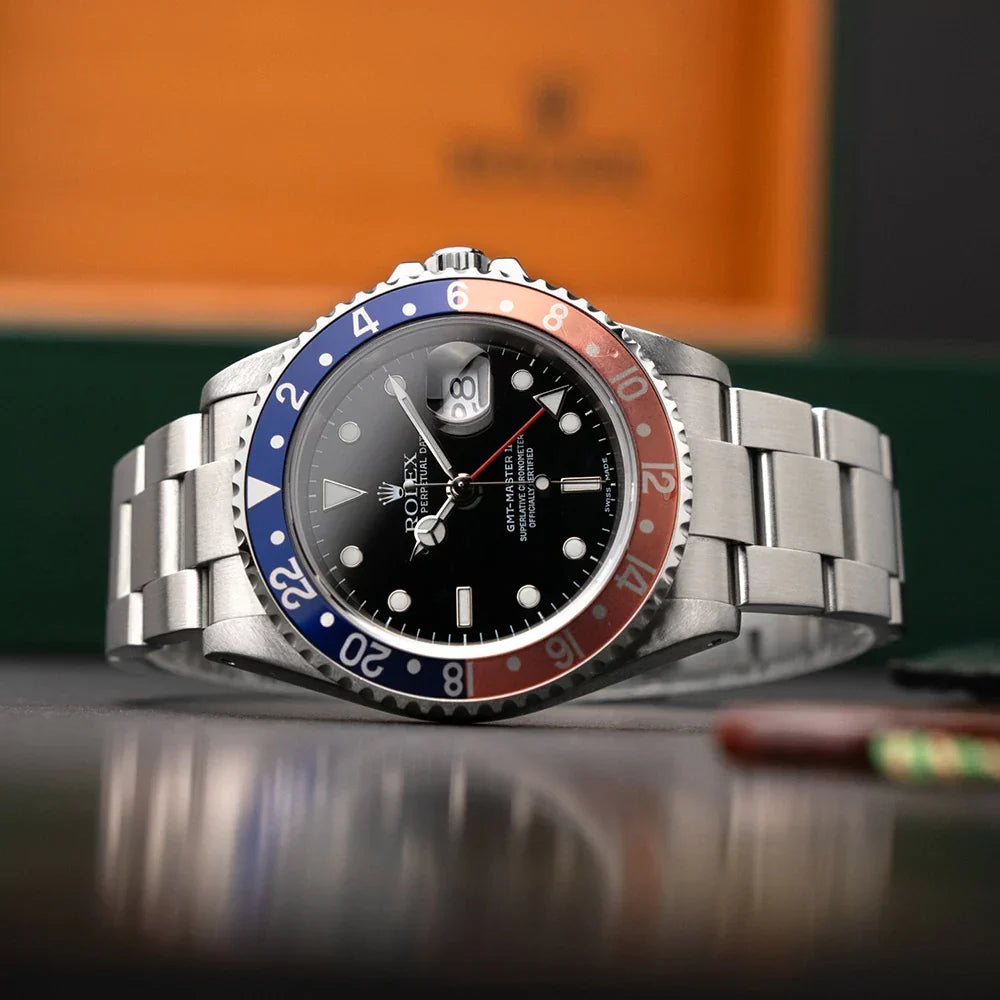"Rolex watch Two tones. One legend. A bezel that moves with you."