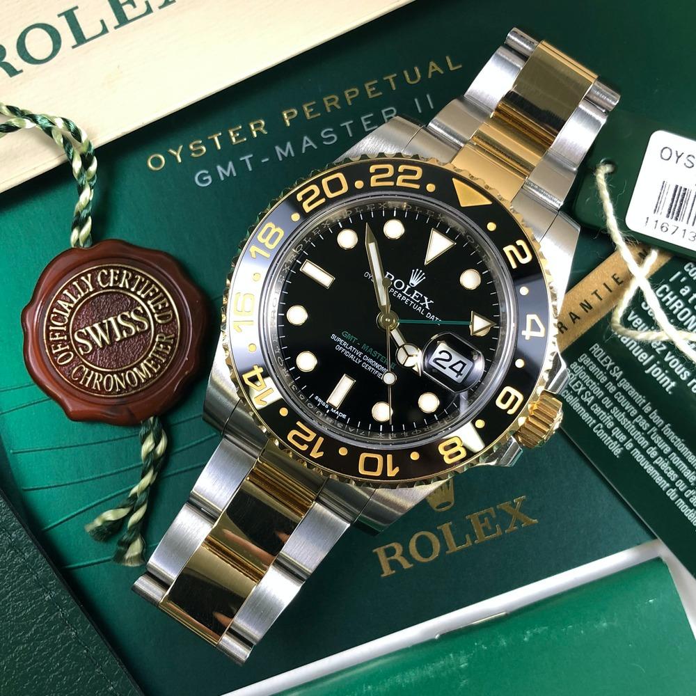 "Rolex watch Two tones. One legend. A bezel that moves with you."